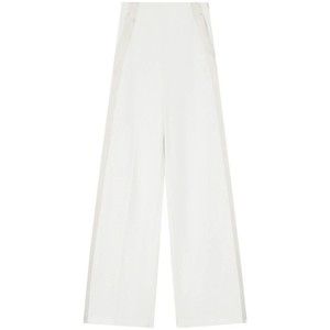 Pinko Wide-Leg Trousers With Contrast Trim And Design - NWT